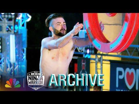 Hairstylist almost BREAKS his nose | American Ninja Warrior | ARCHIVE