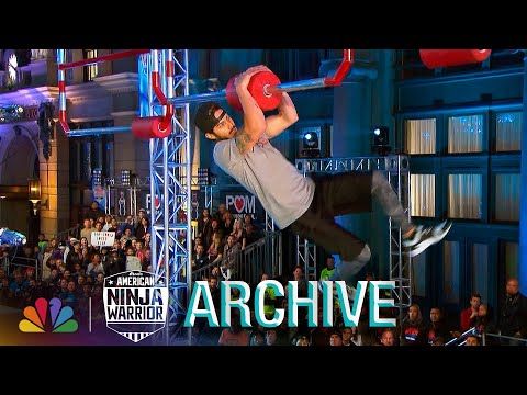 Stunt Man Almost Takes Out Cameraman! | American Ninja Warrior | ARCHIVE
