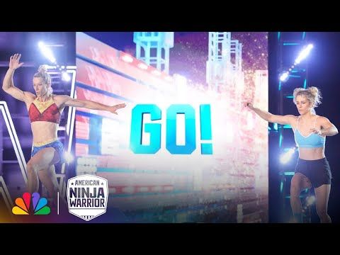 Ninja Legend Jessie Graff Loses Grip and FALLS | American Ninja Warrior | NBC