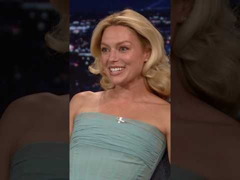 #Ashe drunkenly approached #MargotRobbie to tell her they looked alike ? #FallonTonight #FINNEAS